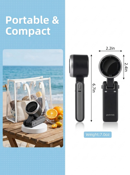 Pockmoly ™ Portable Handheld Turbo Fan