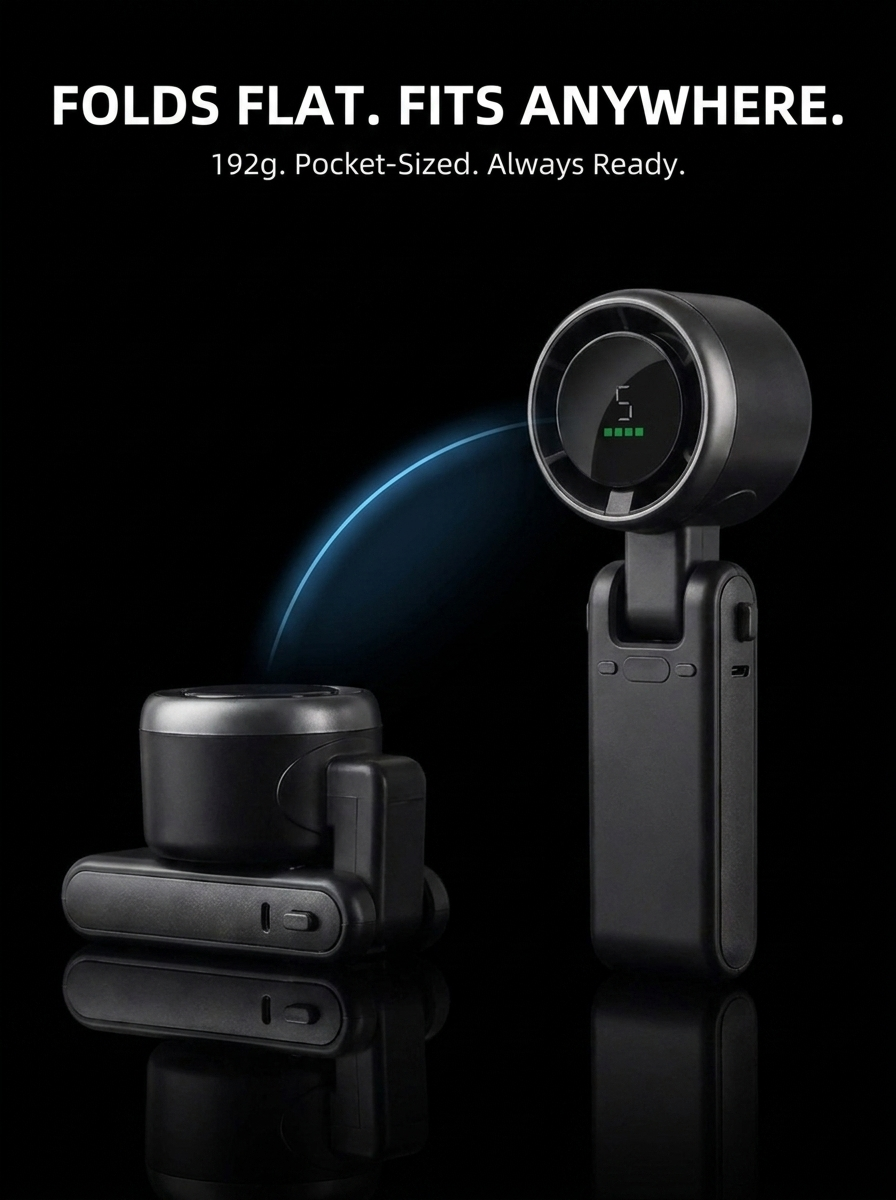 Pockmoly ™ Portable Handheld Turbo Fan