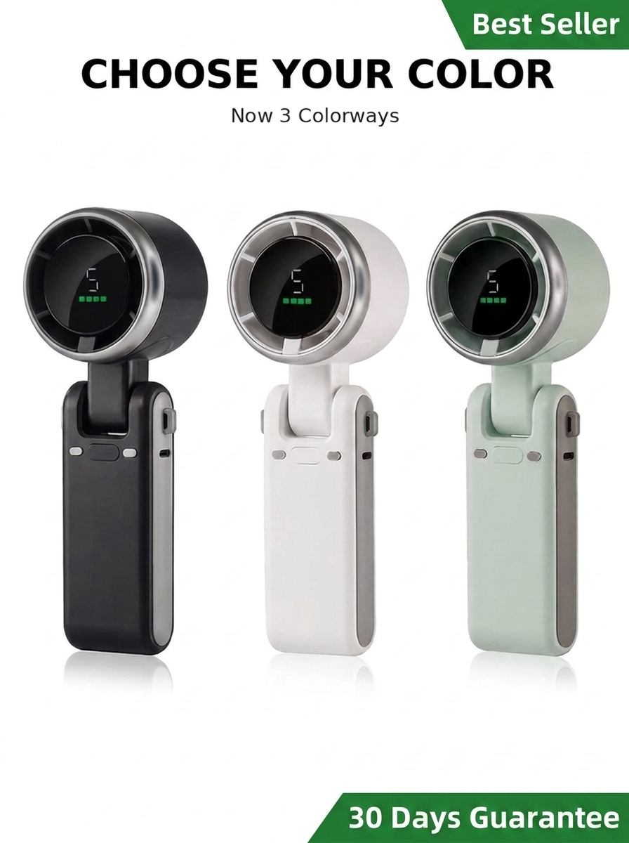 Pockmoly ™ Portable Handheld Turbo Fan
